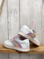 Preview: Lurchi Schuhe Gr. 30  weiß rosa Glitzerstreifen
