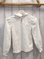 Preview: next Bluse Gr. 122  weiß Lochmuster