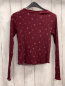 Preview: H&M Strickjacke Gr. 158  beerenton Blumen gerippt