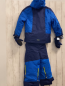 Preview: 3 teiliger Schneeoverall z.T. neu Gr. 110  blau dunkelblau gelber Bund Jacke + Hose + Handschuhe