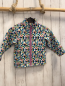 Preview:   Softshelljacke  Gr. 92  türkis hellgrün hellblau weiß grau lachs kariert 