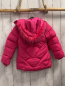 Preview:   Winterjacke  Gr. 116  pink Herzen Plüschbommel + -futter 