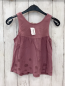 Preview: H&M Top Gr. 122  altrosa Blumen Lochmuster