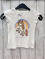 Preview:  T-Shirt Gr. 122  weiß Einhorn bunter Bogen