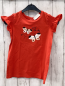 Preview:  T-Shirt Gr. 128  rot Schmetterlinge