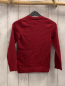 Preview:   Pullover  Gr. 122  rot Strick Pailettenschleife 