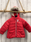 Preview: zara Jacke Gr. 92  rot Kapuze mit abtrennbarem Fellbund