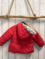 Preview: zara Jacke Gr. 92  rot Kapuze mit abtrennbarem Fellbund