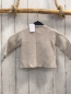 Preview: Cyyrillus  Strickjacke  Gr. 68  beige weiß hellgraue Streifen 