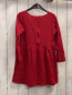 Preview: H&M  Kleid  Gr. 122/128  rot Lochstickerei 