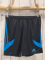 Preview: Adidas  Sportshorts Gr. 152  blau hellblaue Seitenstreifen 