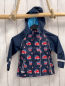 Preview:   Regenjacke  Gr. 86  blau Feuewehrfahrzeuge Kapuze 
