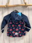 Preview:   Regenjacke  Gr. 86  blau Feuewehrfahrzeuge Kapuze 