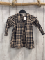 Preview: H&M  Kleid  Gr. 80  beige dunkelgrau kariert 
