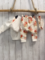 Preview: 3tlg Baby Sweets  Pullover Jogginghose + Stirnband  Gr. 68  weiß Blumen 