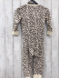 Preview:  Schlafanzug  Gr. 80  creme braun grau leoprint 