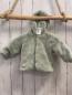 Preview: feetje Wendejacke Gr. 62  mint Plüsch + weiß Tiere Blätter