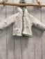 Preview: feetje Wendejacke Gr. 62  mint Plüsch + weiß Tiere Blätter