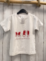 Preview: neu  T-Shirt  Gr. 92  weiß rote Füß + Schrift 