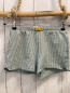 Preview: Okaidi Shorts Gr. 152  mint weiß gestreift gelbe Schleife