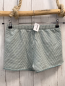 Preview: Okaidi Shorts Gr. 152  mint weiß gestreift gelbe Schleife