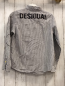 Preview: Desigual  Hemd  Gr. 134/140  grau weiße Streifen Schrift 