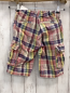 Preview: Tommy Hilfiger Shorts Gr. 152  weiß pink gelb blau kariert Bund verstellbar