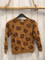 Preview: H&M Pullover Gr. 122  braun schwarze Tigerköpfe