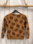 Preview: H&M Pullover Gr. 122  braun schwarze Tigerköpfe