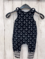 Preview:  Latzhose Gr. 68  dunkelblau graue Anker