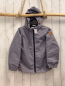 Preview: H&M  Jacke  Gr. 128  grau meliert schwarzer Reißverschlss 