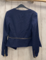 Preview: Kiabi Blazer Gr. 36  blau goldene Reißverschlüsse