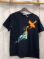 Preview: H&M  T-Shirt  Gr. 158  schwarz orange mint Handballer 