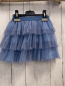 Preview:  Rock Gr. 104  blau Falten Tüll