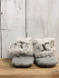 Preview: Uggs  Babyschühchen  Gr. 16  grau hellgraues Teddyfutter 