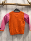 Preview: Tom Tailor  Strickjacke  Gr. 86  lila rosa mit rosa Punkten orange Bund + Taschen 
