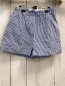 Preview: Monnalisa  Shorts  Gr. 98  blau weiße Streifen silber Steine 