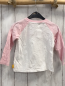 Preview: Steiff  Langarmshirt  Gr. 92  weiß rosa Ärmel Herzen 