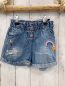 Preview: next Shorts Gr. 98  blau jeans bunter Bogen