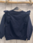 Preview: H&M  Pullover  Gr. 122/128  blau Rüschen mit Lochstickerei 