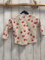 Preview: Zara  Langarmshirt  Gr. 86  beige Kirschen 