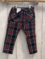 Preview: Zara  Jeggings  Gr. 92  schwarz grün rot weiß gelb blau kariert 