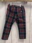 Preview: Zara  Jeggings  Gr. 92  schwarz grün rot weiß gelb blau kariert 