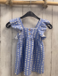 Preview: Zara  Sommerbluse  Gr. 92  hellblau weiß gelbe Blumen 