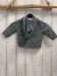 Preview: Zara  Strickjacke  Gr. 68  hellblau weiß ocker meliert Kapuze 