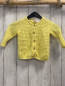 Preview: H&M Strickjacke  Gr. 68  gelb Quadrate 