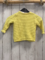 Preview: H&M Strickjacke  Gr. 68  gelb Quadrate 
