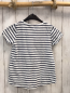 Preview: H&M  T-Shirt  Gr. 122/128  weiß blaue Streifen Pailettenkirschen 