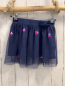 Preview: Benetton Rock Gr. 116  blau Tüllüberrock Pailettensterne 