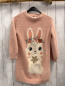 Preview:   Kleid  Gr. 122  rosa Strick Hase 